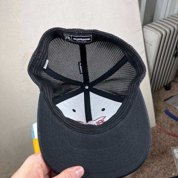 803 Richardson Carolina Black Widow Fitted Flexfit Baseball cap Large/XL - Picture 4 of 5